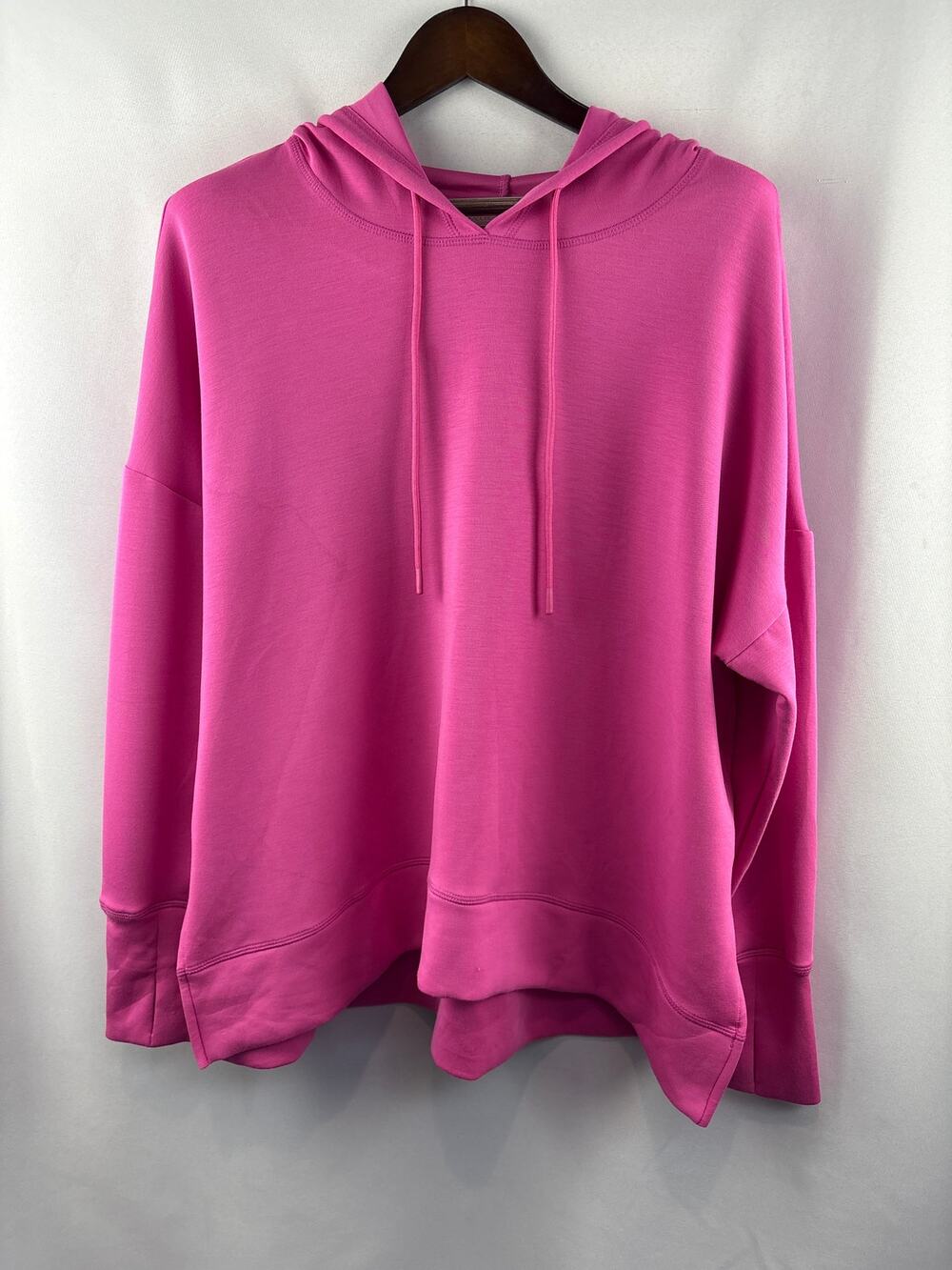 Women’s Belle Kim Gravel Size 1X Pink Hoodie